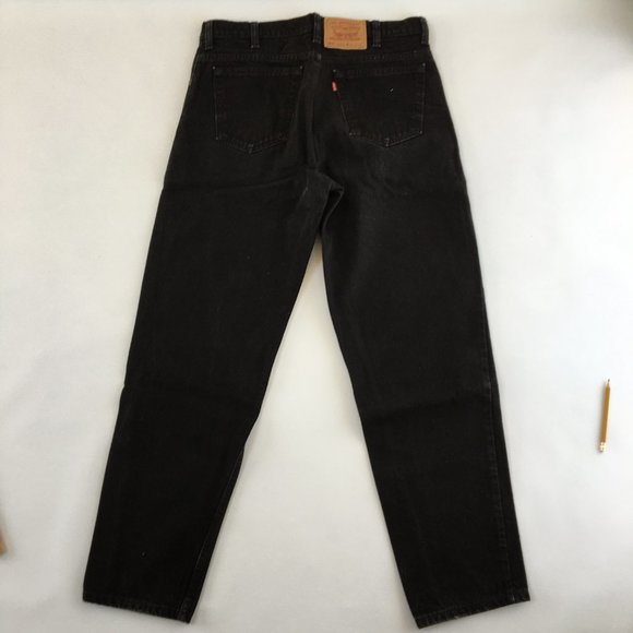 Levi's 550 Vintage Canada Made Black Jeans *36X32 - Picture 4 of 11